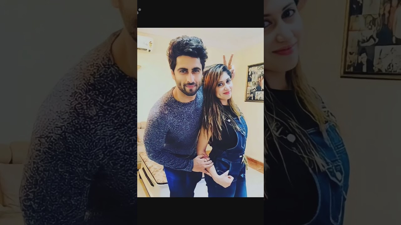 ❣️sapne suhane ladakpan ke actor Ankit Gera with real life wife Rashi puri💝
