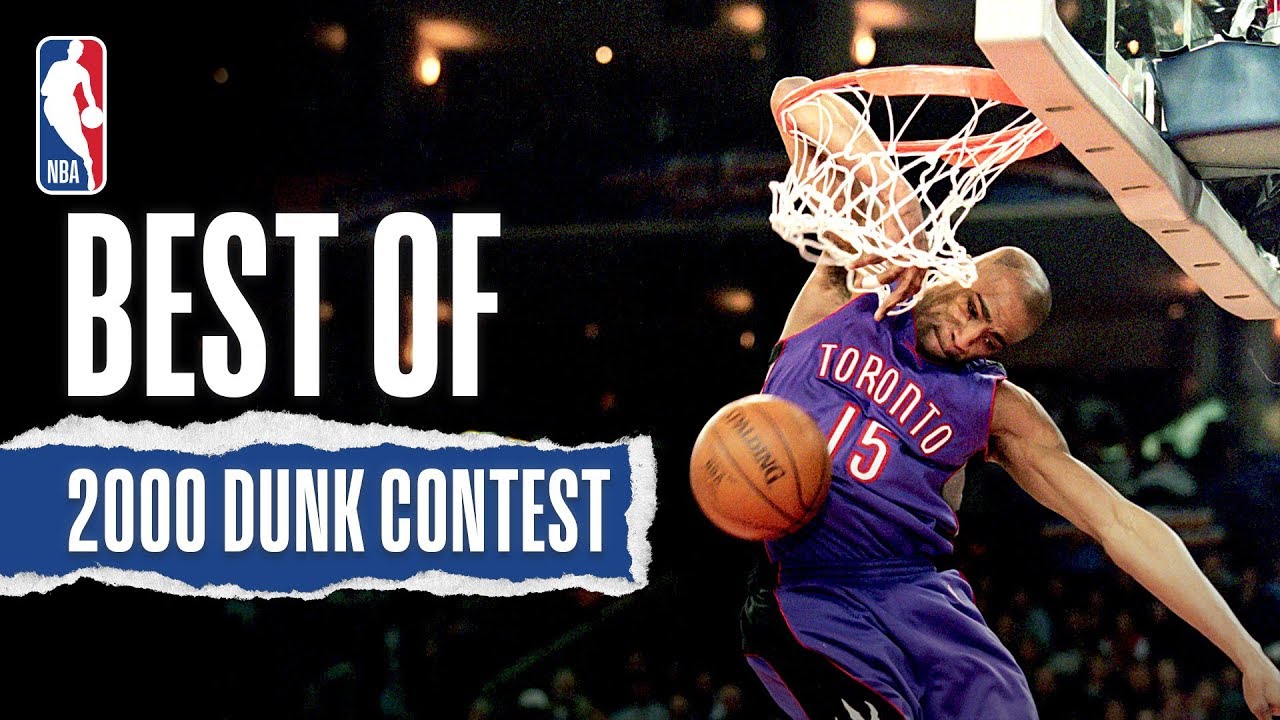 2000 NBA Slam Dunk Contest Champion Toronto Raptors Vince Carter