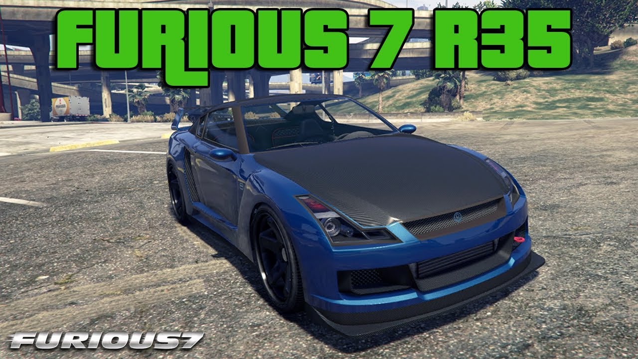 GTA 5 - How To Make Paul Walker's R35 Skyline (Furious 7) - YouTube