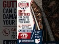 Dirty Gutters Can Cost You Thousands! | Gutter Cleaning Starting at $75 🏠🍂 #ravenna #ohio #kentohio