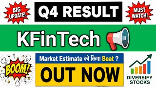 KFinTech Q4 Results 2026 | KFinTech share latest news | KFin Tech Results Today | KFin Technologies