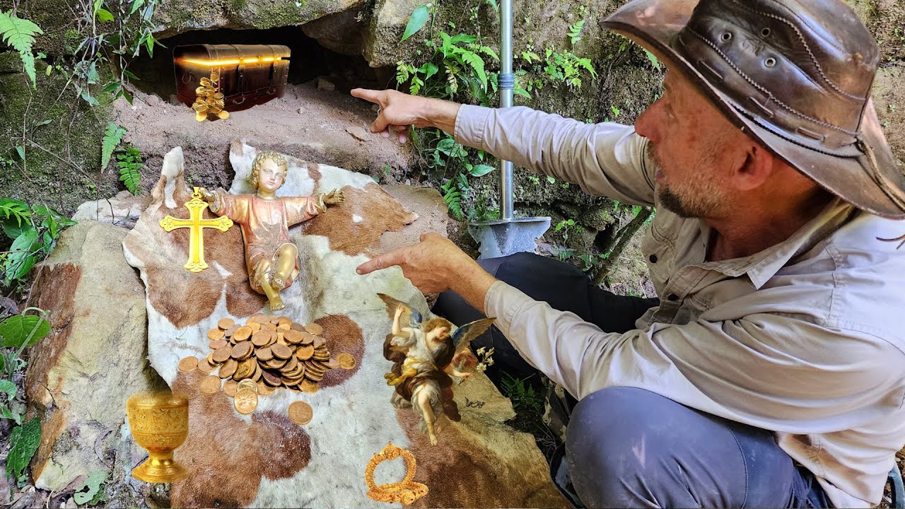 LONGA viagem e tesouro encontrado na PAREDE de Monastério ABANDONADO