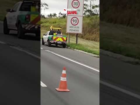 Tombamento na Régis Bittencourt em Pariquera-Açu