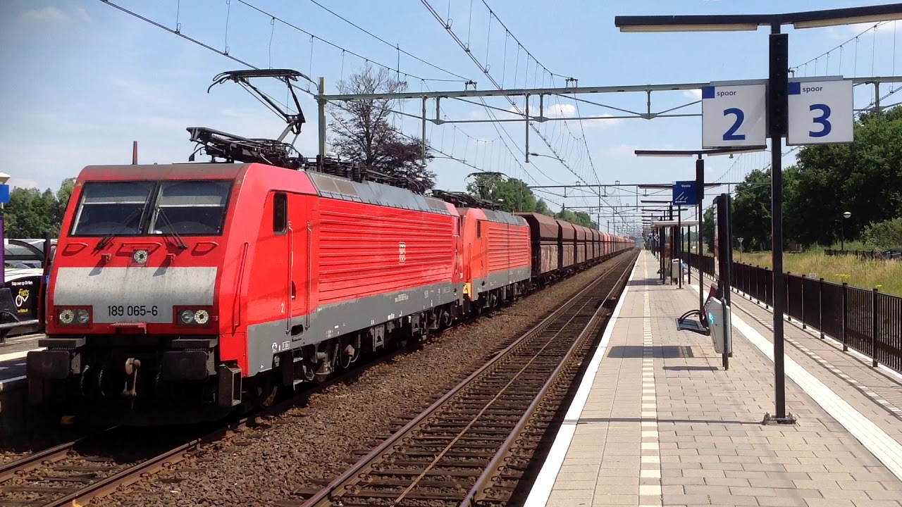 Lege Erts Trein te Horst-Sevenum Nederland Zomer Jaar 2019 Trein Spotten en Kijken ! Railfan Video!!