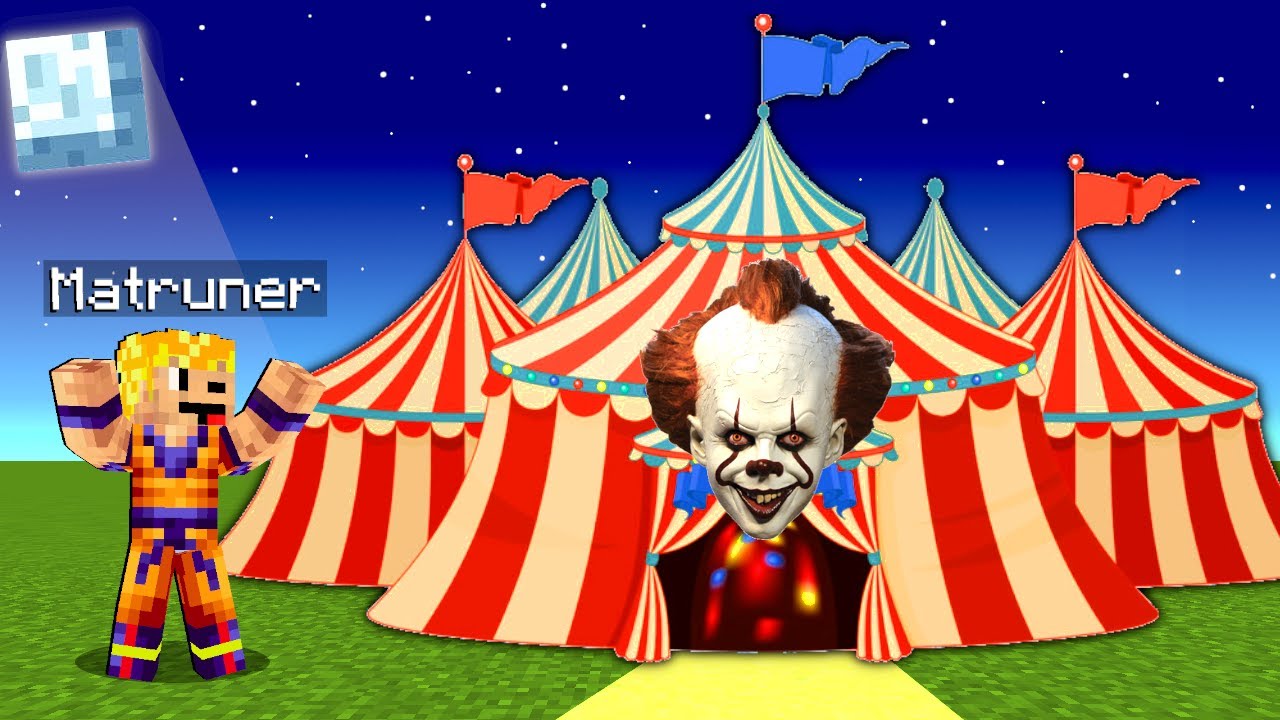 TRAFIŁEM DO CYRKU PENNYWISE W KTÓRYM BYŁO TO... w Minecraft!
