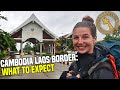 Border Crossing CAMBODIA TO LAOS BY BUS | Asia Travel