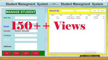 school Management system using python tkinter database || tkinter project |sqlite3 || python project