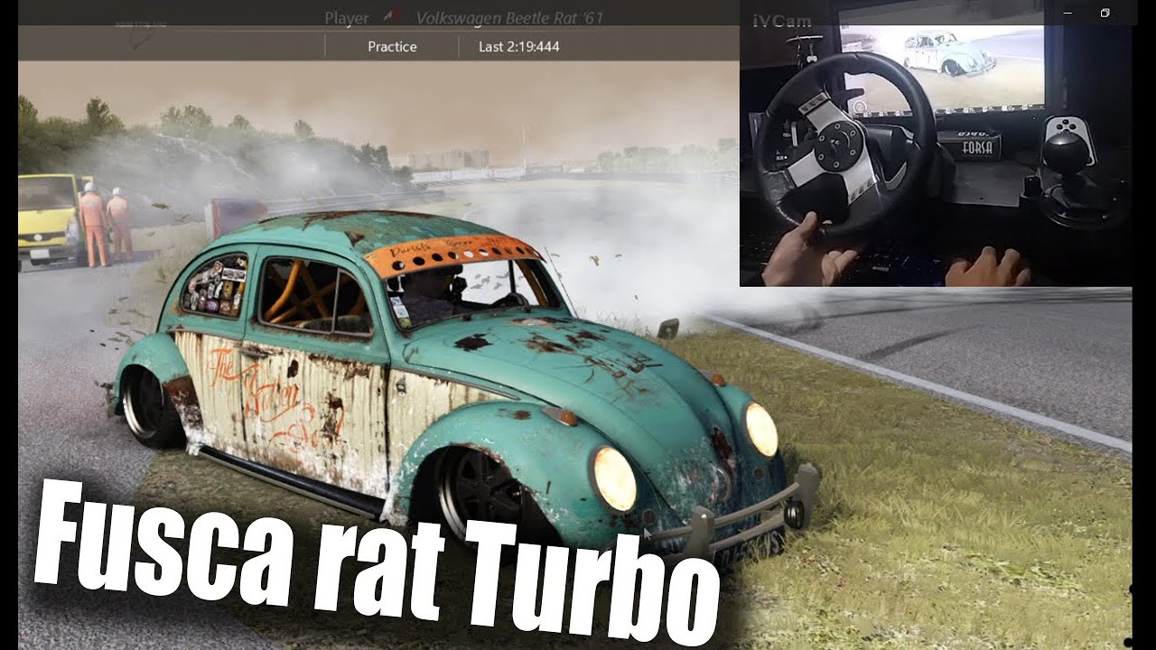 Track Day Fusca Rat Turbo 350hp Assetto Corsa Youtube