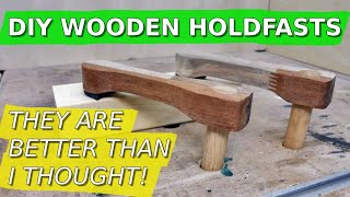 DIY WOODEN HOLDFASTS | They are better than I thought!