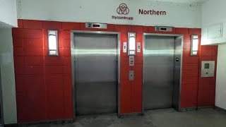 LOUDEST DOOR OPS EVER?! TK Northern TIME MRL elevators at CF Rideau Centre Red Garage in Ottawa ON