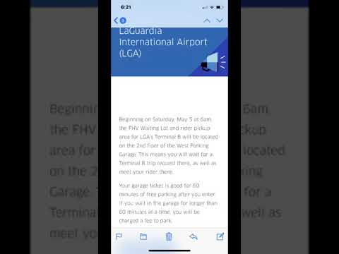 Vidéo: Uber peut-il prendre en charge à l'aéroport de LaGuardia ?