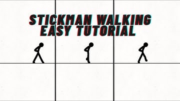 How to Animate Stickman walking (Easy Flipaclip tutorial)