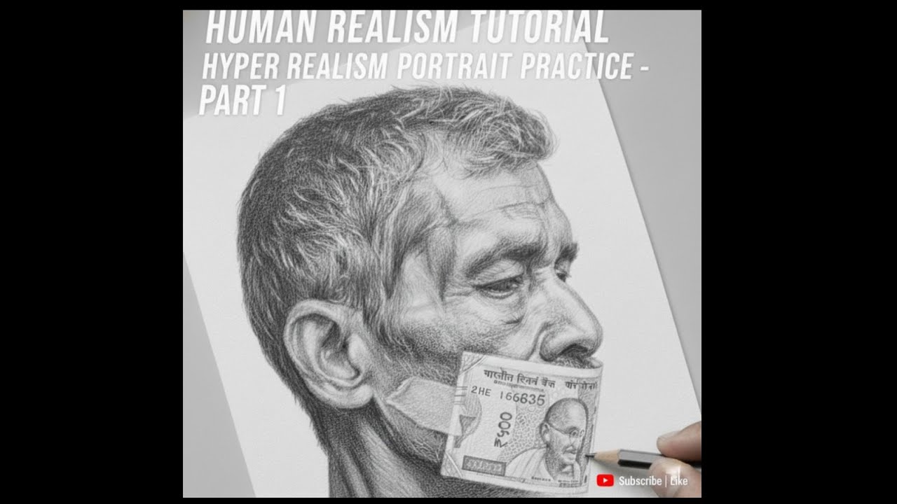 How to Draw Human Hyper Realism 😱 | Beginner to Pro | Part 1