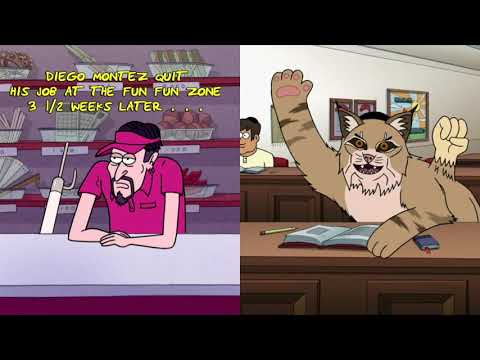 Regular Show Close Enough same song ending comparison