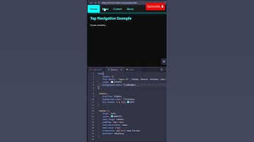 🔥CREATE FUTURISTIC Top Navigation with CSS & JavaScript