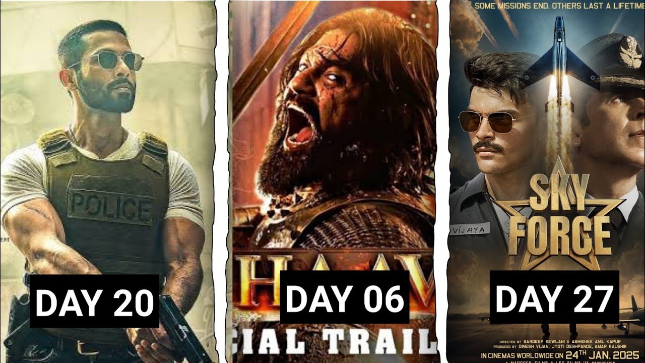 Chhaava movie day 6 collection|Sky force|Deva business| topalways