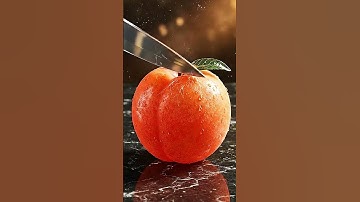AI ASMR Cutting Peach | ASMR #ai​ #aiart​ #asmrsounds​ #asmr​ #aiasmr​ #satisfyingvideo