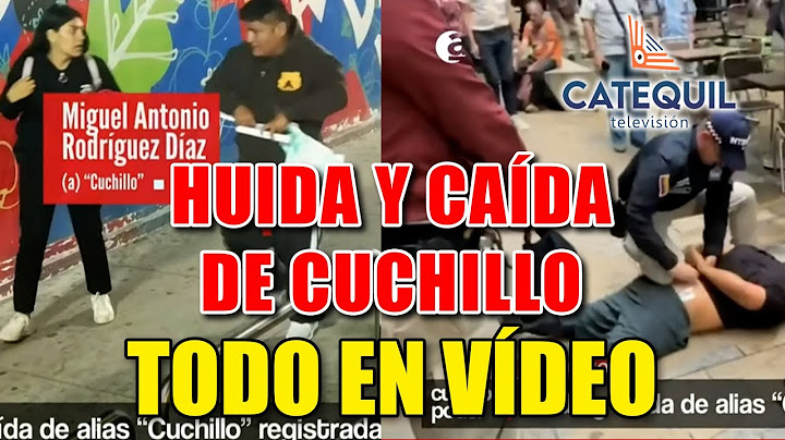 🚨#ALERTA🚨 ¡LA HUIDA DE "CUCHILLO" en VÍDEO! 🛑 #EXCLUSIVO