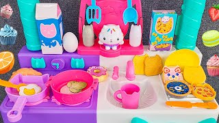Satisfying With Unboxing Cute Kitty Kitchen Playset Disney Toys Collection Review Asmr