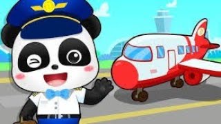 Baby Missions Airport ✈️😍 | Baby Missions | Baby cartoon | baby panda world games | Babybus|
