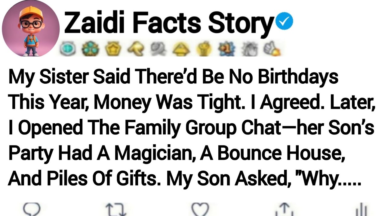 My Sister Said There'd Be No Birthdays This Year, Money Was Tight. I Agreed. Later, I...Reddit Story