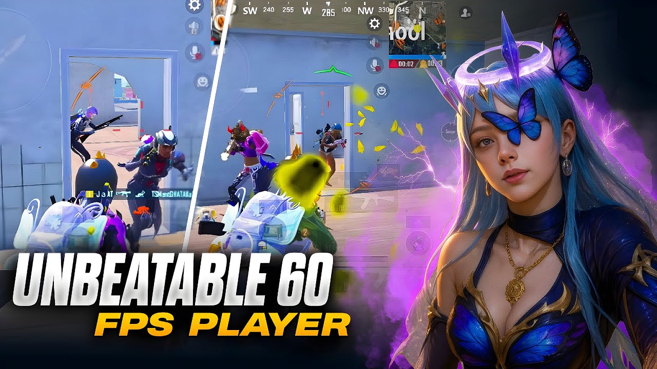 60 Fps enough for me | intense 1v4 | BGMI 🔱