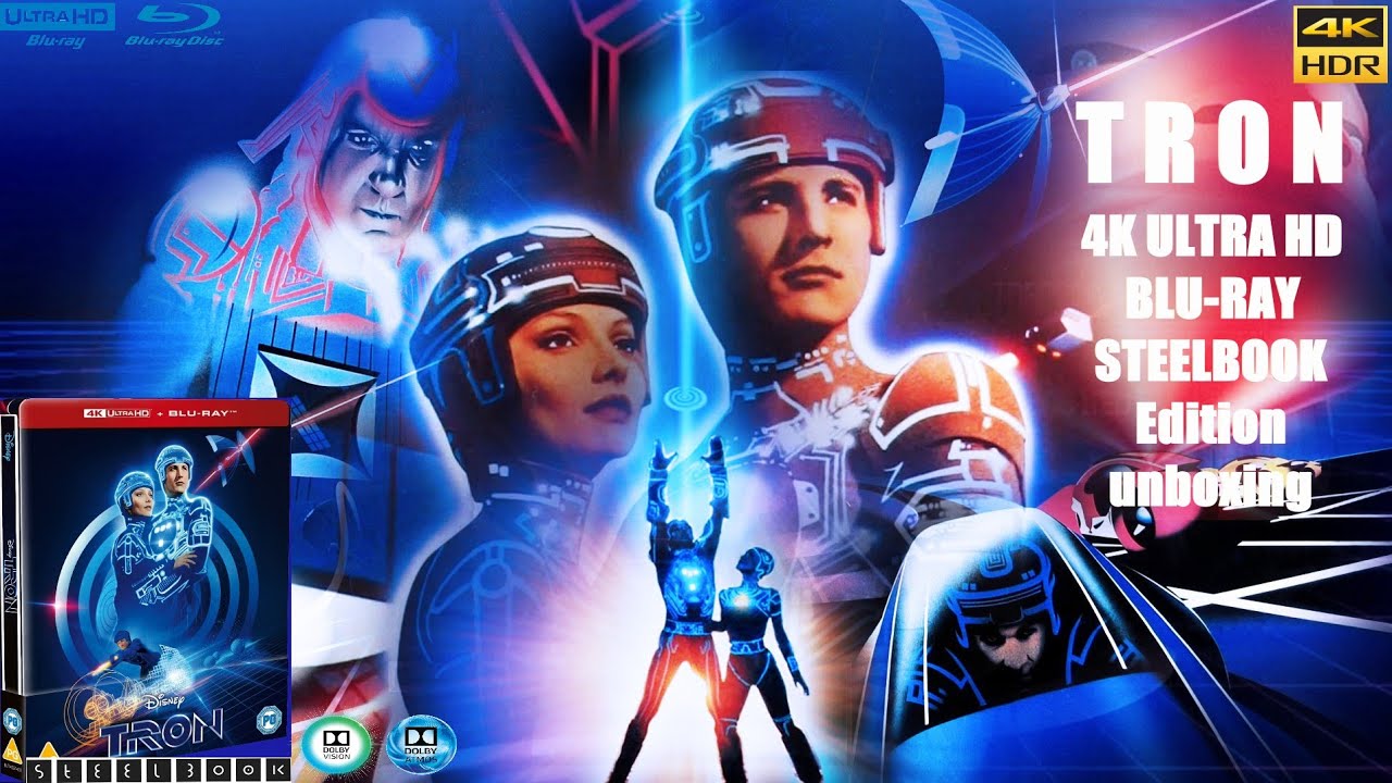 Disney's TRON (1982) - 4K ULTRA HD & BLU-RAY STEELBOOK Edition unboxing