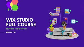 Wix Studio Full Course For Beginners 2025; Part 1 - Designing a Hero Section