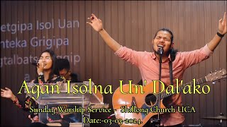 Agan Isolna Un Dalako Sunday Worship Service Shillong Church Uca Date-03-03-2024.