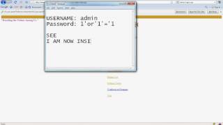 Hacking A Website SQL Injection Attack _punkLima.avi