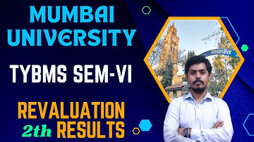 TYBMS SEM-VI (75:25) Revaluation Results 2nd Half 2023 l Mumbai University l Mukund Sir