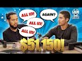 Wsop champ john cynn and jon cohen play 2 huge allin pots live at the bike