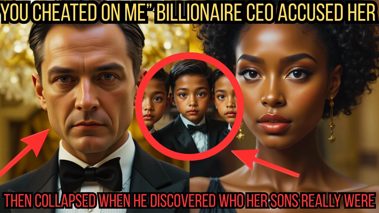You cheated on me” Billionaire CEO accused her — then collapsed when he discovered who her sons were