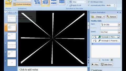 MS Powerpoint 2007 Tutorial in Hindi - animation