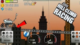 Hill Climb Racing |MOONLANDER VEHICLE| On CONSTRUCTION Road Gameplay video hill climb racing game 🏗️ screenshot 1