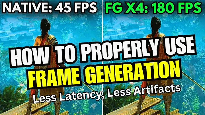 This Is How to PROPERLY Use FRAME GENERATION!