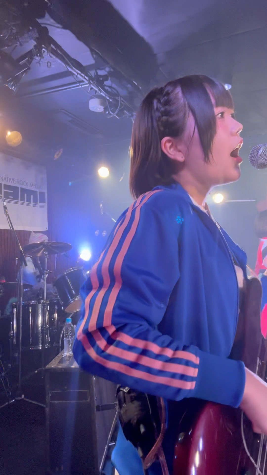 On stage media image