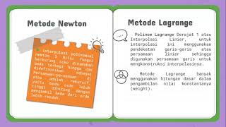 METODE NUMERIK - INTERPOLASI METODE NEWTON DAN METODE LAGRANGE!!!