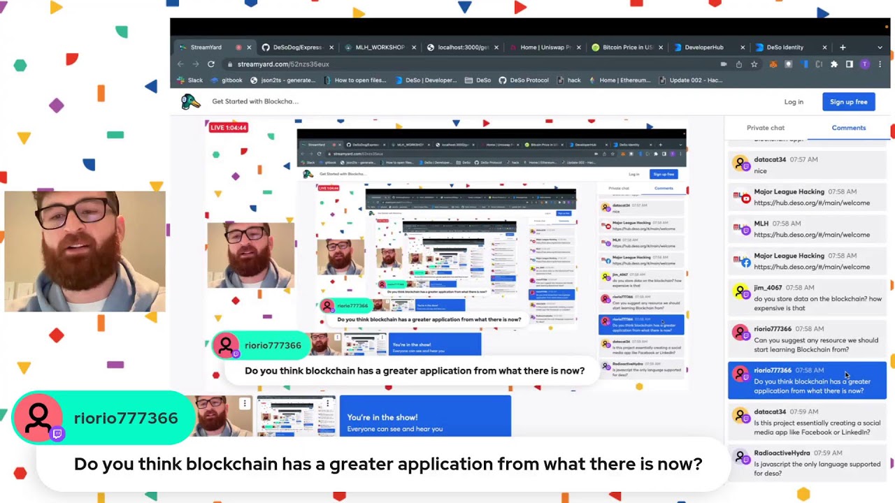 Get Started with Blockchain Development using DeSo