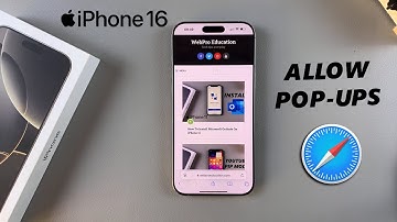 How To Allow Pop Ups On iPhone 16 / 16 Pro