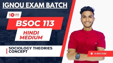 BSOC 113 HINDI Sociological Theories | hindi medium| IMPORTANT QUESTIONS | IGNOU WALAY