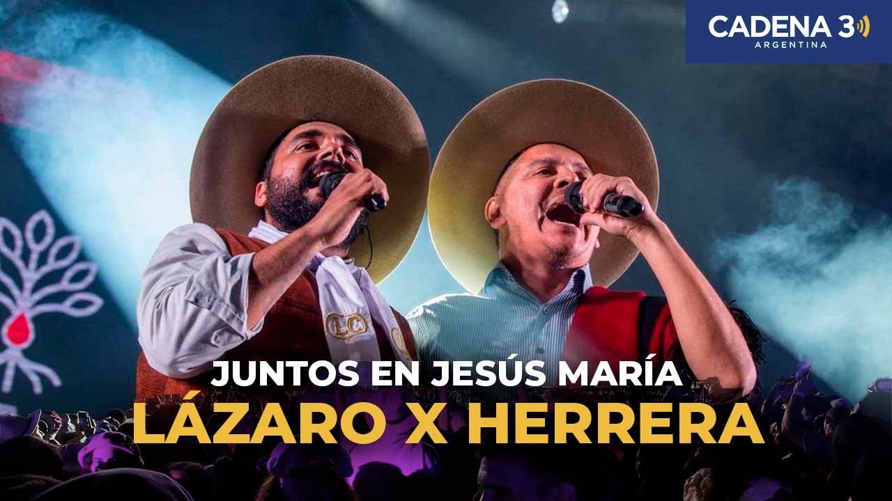 El cruce que encendió Jesús María 2026: Lázaro Caballero y Christian Herrera juntos en el escenario