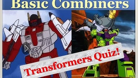 Basic Combiners: Transformers (Answers section for trivia) #Superion #Devastator #Predaking