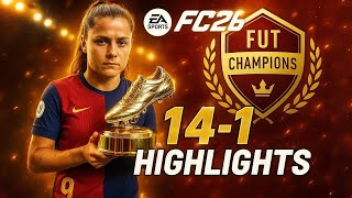 14-1 FUT CHAMPIONS | Rank 2 Highlights | EA FC 26 Gameplay - Saks2BU