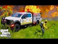 WILDFIRE Burning On The Island of Cayo Perico - GTA 5 Firefighter Mod