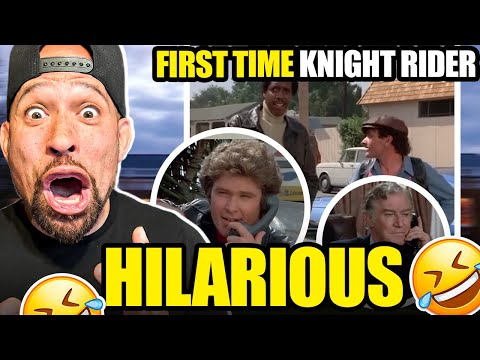Knight Rider, Car Thieves Attempt To Steal KITT! First time watching this,, I'm cracking up....