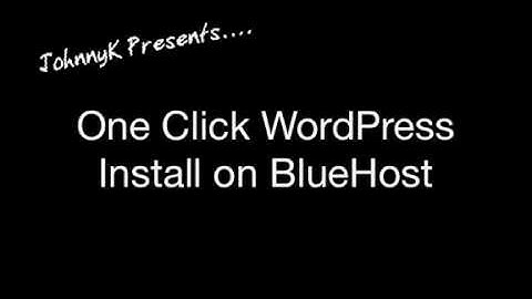 How To Install WordPress on BlueHost with One Click: Get Hosting for only $3.95