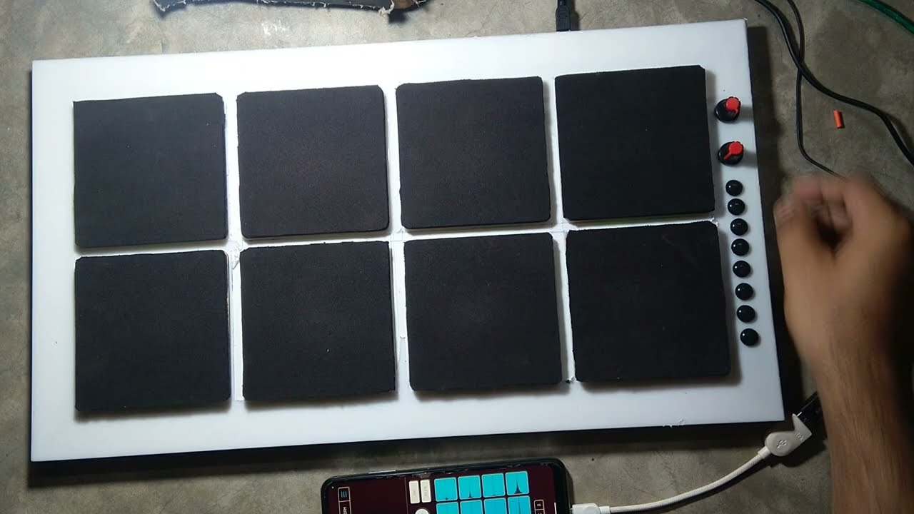 Octapad| octapod |drums| Arduino drums| how to make electronic drums at home|