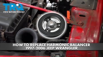 How to Replace Harmonic Balancer 1997-2006 Jeep Wrangler