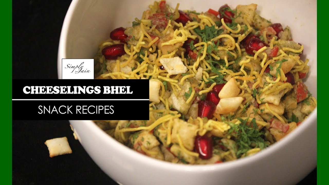 Cheeselings Bhel | How To Make Cheeselings Bhel | Snack Recipes | Simply Jain